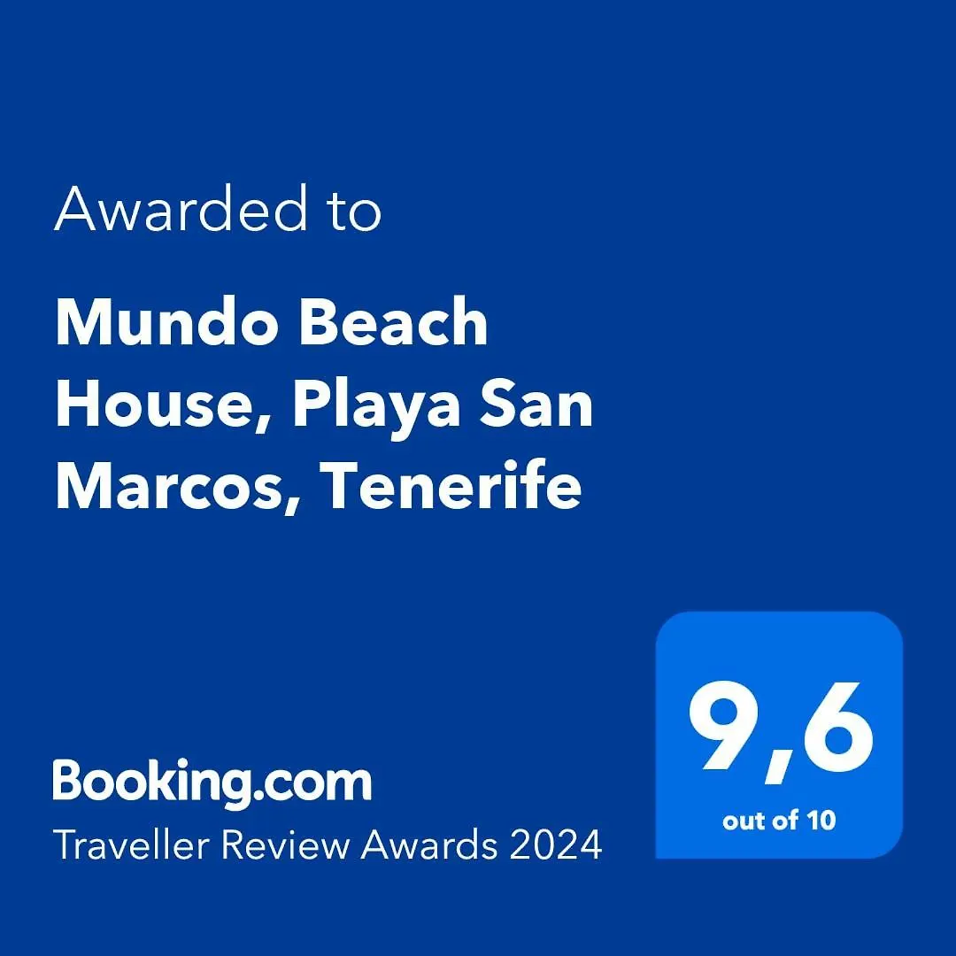Mundo Beach House, Playa San Marcos, Tenerife Icod De Los Vinos Apartment